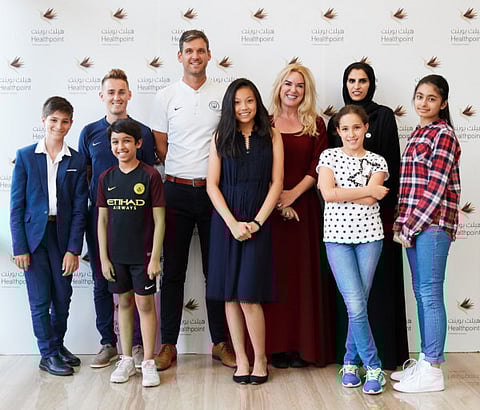 Abu Dhabi students score Man City trip after acing health goals