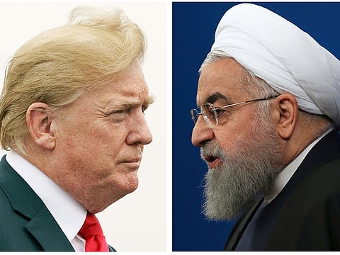 US President Donald Trump and Iranian President Hassan Rouhani