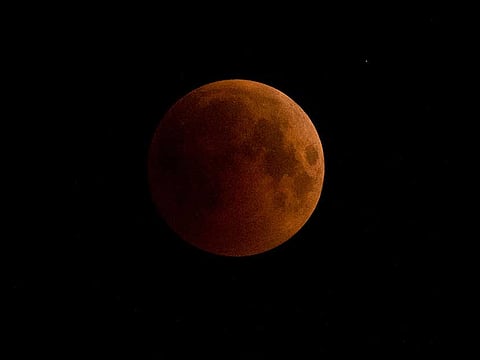 'Blood moon' seen in Dubai in April 2019