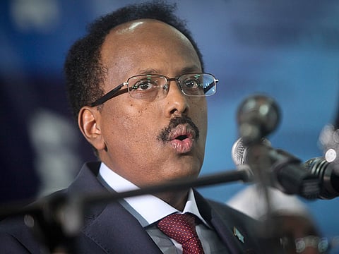 Somalia's President Mohamed Abdullahi Mohamed