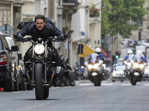 Tom Cruise as Ethan Hunt in Mission: Impossible