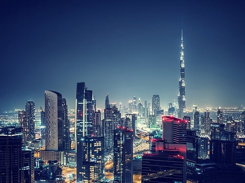 A view of Dubai: The emirate's population is expected to grow to 5.8 million, and 7.8 million during peak hours by 2040.