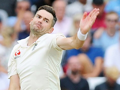 England's James Anderson