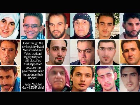 The faces of Syria’s disappeared