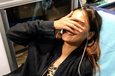 TV actress Sara Khan hospitalised in Dubai