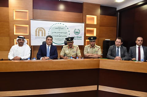 Smart police station in Tilal Al Ghaf in Dubai
