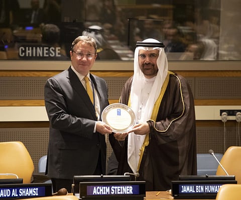 MBRF honoured as Knowledge Partner of UNDP in New York