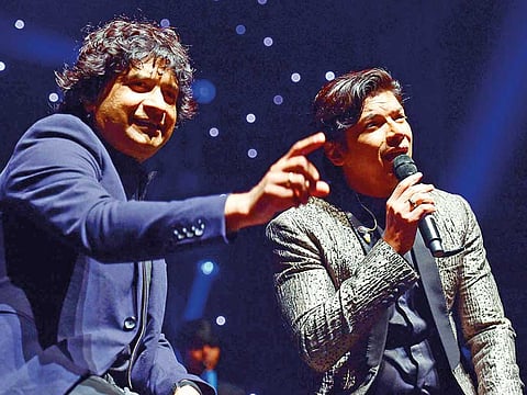 Singers KK and Shaan will perform together on November 9 at the Dubai Duty Free Tennis Stadium.