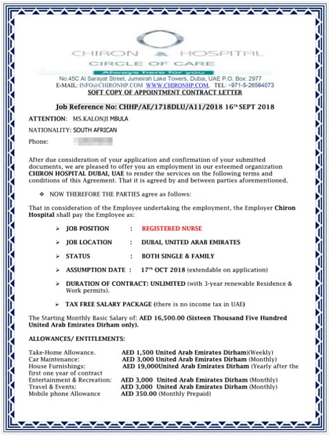 Beware of job offers from this ‘hospital’