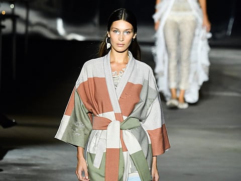 Model Bella Hadid in a file photo.