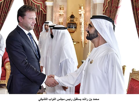 Mohammad Bin Rashid receives Czech Speaker