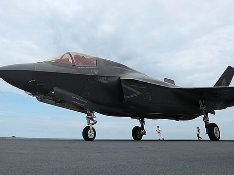 The F-35 jet is a top-of-the-line stealth fighter.