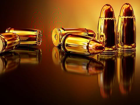 Suspect is reported to have used a RPK machine gun and shot the victim in the head inside her house killing her on spot.