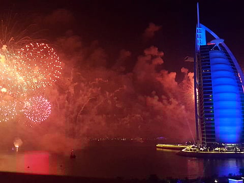 File image used for illustrative purposes: Fireworks at Burj Al Arab