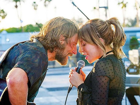 Bradley Cooper and Lady Gaga in ‘A Star is Born