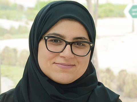 Bushra Al Naqbi, who was among the 20 graduate students who worked on MySat-1, and got a chance to see its launch in the US recently.