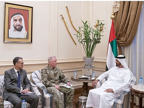 His Highness Shaikh Mohammad Bin Zayed Al Nahyan, Crown Prince of Abu Dhabi and Deputy Supreme Commander of the UAE Armed Forces, yesterday received General Raymond Thomas, Commander of the US Special Operations Command.