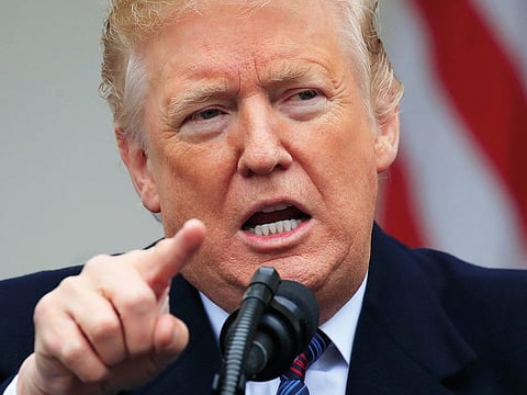 US President Donald Trump