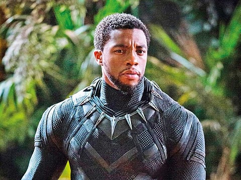 Chadwick Boseman in ‘Black Panther’.