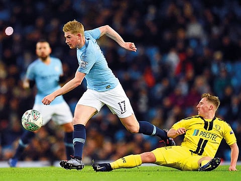 Manchester City’s Kevin De Bruyne has tested positive for COVID-19 and will miss tomorrow's Premier League clash against Everton.