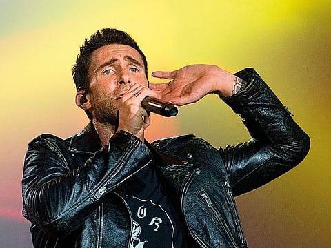 Adam Levine of Maroon 5.