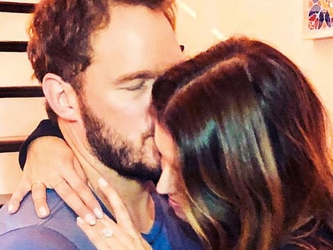 Chris Pratt and Katherine Schwarzenegger.