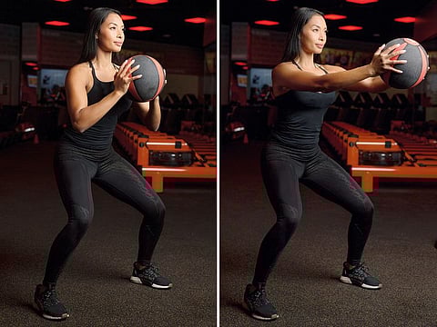 Squats prevents the loss of bone and muscle that can lead to falls and fractures