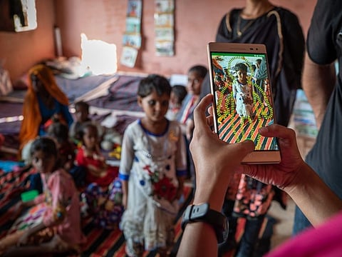 The Child Growth Monitor app uses an infrared sensor available in some smartphones to capture 3D measurements of a child's height, body volume and weight ratio, as well as head and upper arm circumferences down to the millimeter.