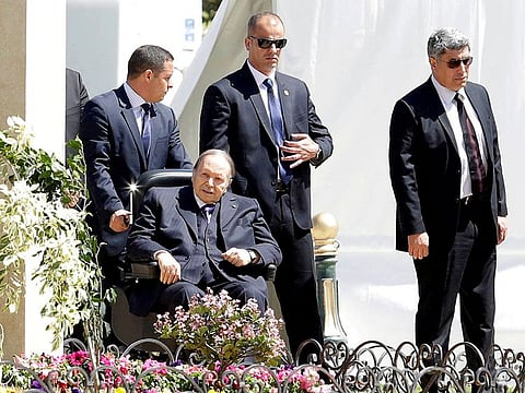 File Photo: Algerian President Abdelaziz Bouteflika is seen in Algiers, Algeria