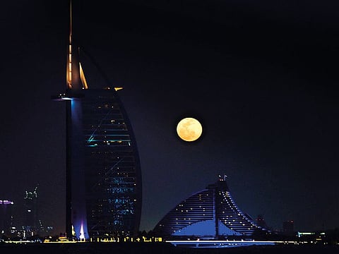The last Supermoon seen from Dubai.