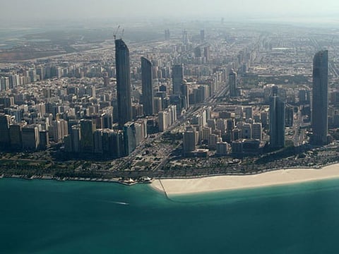 A view of the Abu Dhabi Corniche area.
