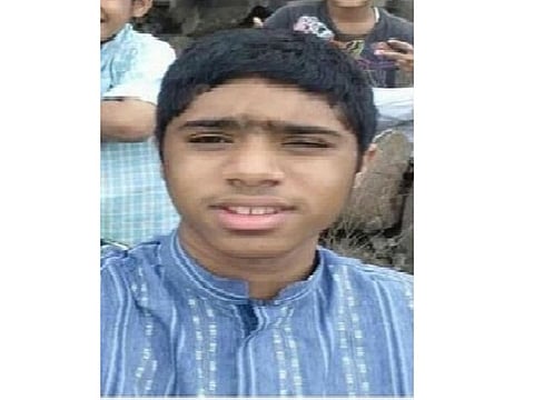 A picture of Khalid Hassan Mohammad Al Darmaki, 17, provided by his family.