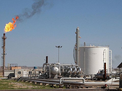 File picture of a gas plant in Iraq. The rocket hits were in the Khor Mor Block of Kurdistan Region.