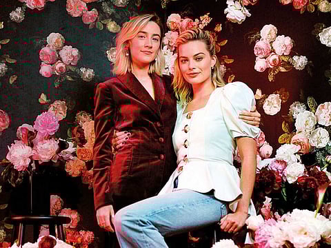 Saoirse Ronan (left) and Margot Robbie