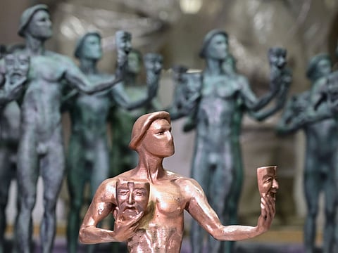 Statuettes of the award given at the Screen Actors Guild Awards