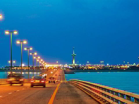King Fahad Causeway.