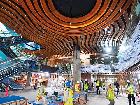Dubai Municipality says the Mohammad Bin Rashid Library is 82 per cent complete. The library will have eight specialised sections with a million printed, electronic and audio books.