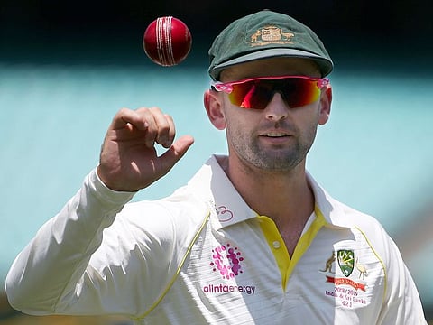 Australia's spinner Nathan Lyon.