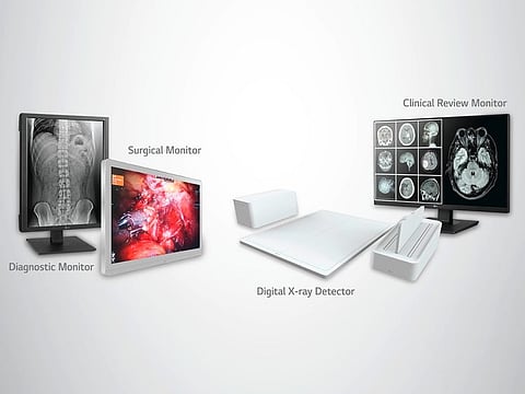 LG introduced imaging solutions for telemedicine, diagnostics and surgery at the region's largest healthcare exhibition