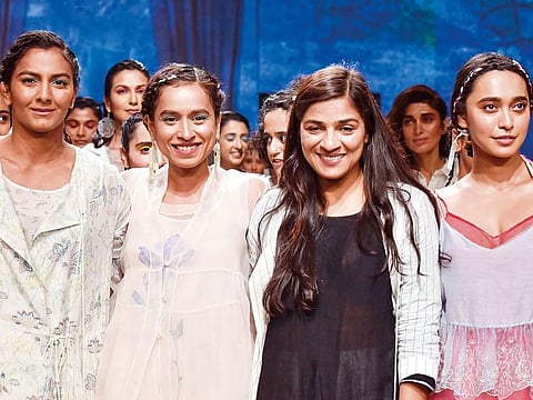Wrestler Geeta Phogat, actress Tillotama Shome, designer Rina Singh and actress Sayani Gupta.