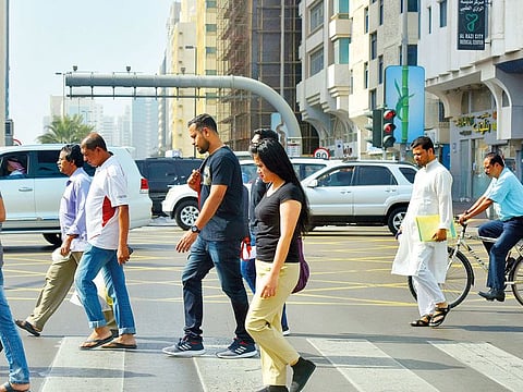 Pedestrians on a zebra crossing in Abu Dhabi (Representational image)