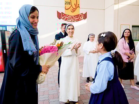 Dubai’s first Catholic school receives special guest