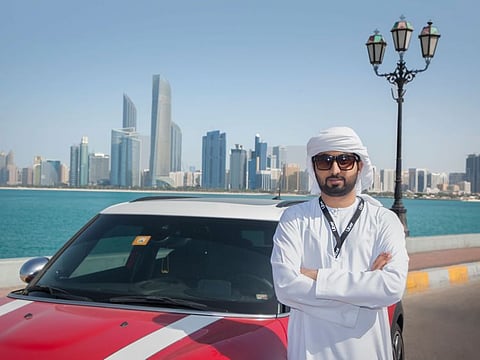 The first Emirati Uber driver.