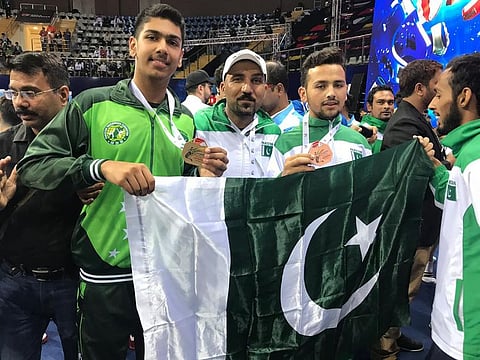 UAE based Pakistani player Sinan Ashfaq Ahmed won gold medal for Pakistan in the cadet category