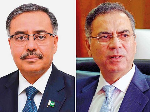 Sohail Mehmood (left) and Moazzam Ahmed Khan (right)