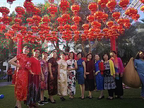 Chinese residents in The Greens celebrated New Year on Tuesday (February 5) in true festive style and spirit
