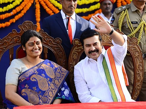 A still from the film ‘Yatra’.