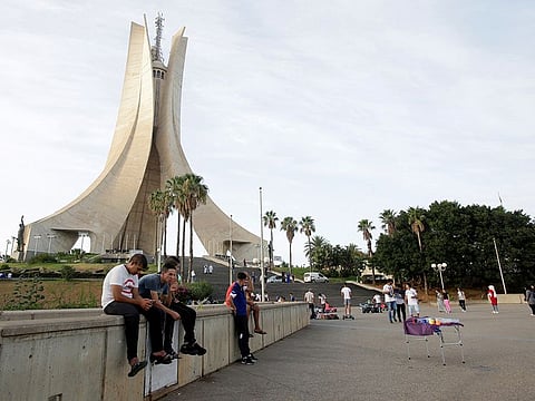 Martyrs' Memorial in Algiers, Algeria