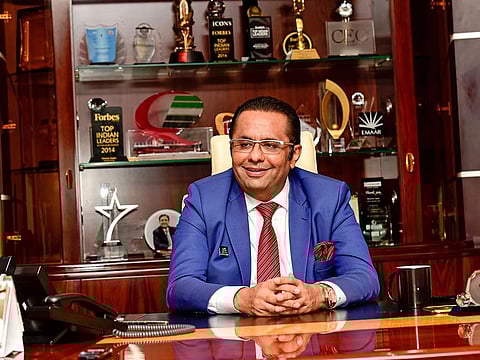 Rizwan Sajan in his office in Jebel Ali