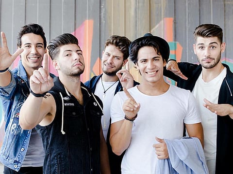 K-Pop group B.I.G cover The5’s Arabic song